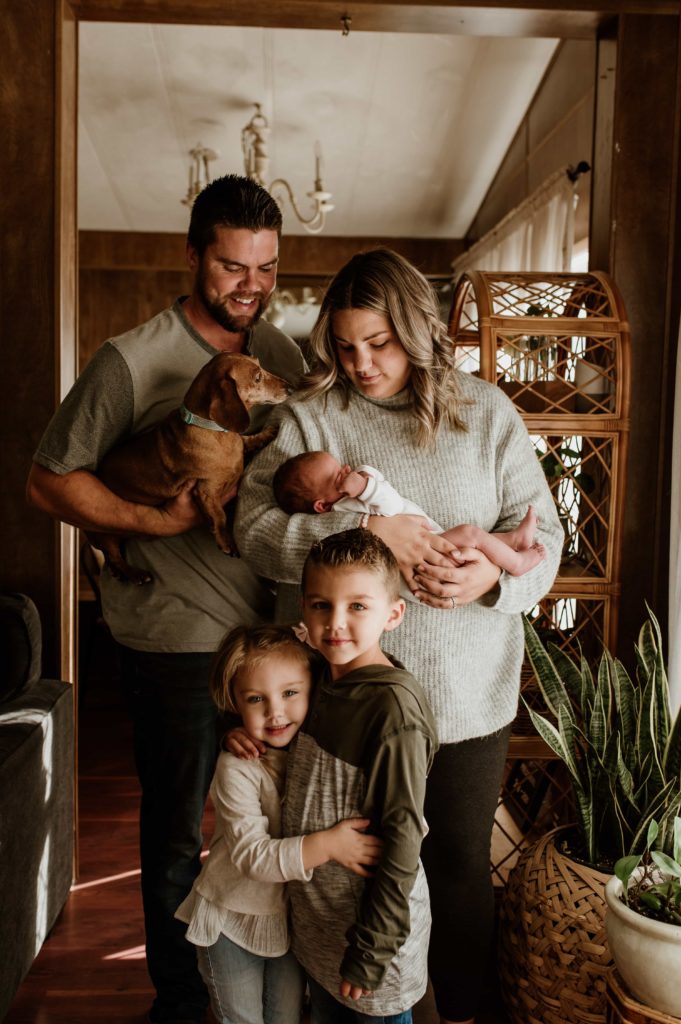 In-home newborn session