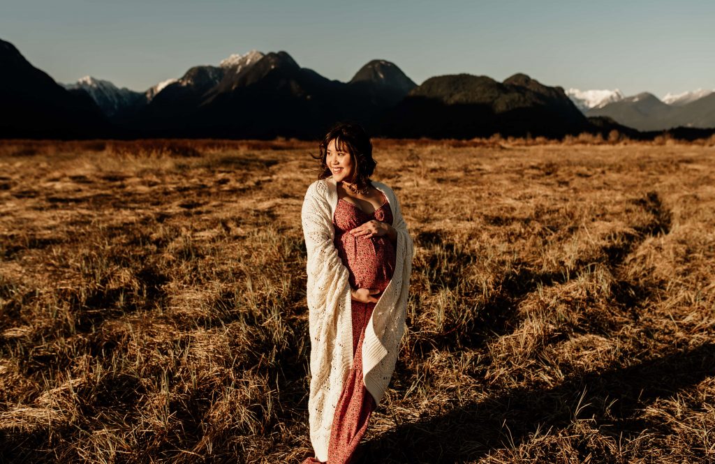 Maternity Photography Goldenears Mountains